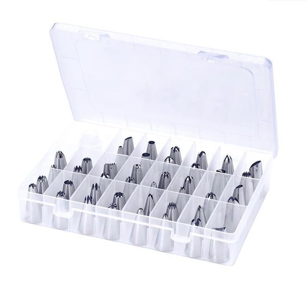 baking & pastry tools 42pcs/set stainless steel icing piping nozzles tips set cake diy decorating seamless welding accessories
baking & pastry tools 42pcs/set stainless steel icing piping nozzles tips set cake diy decorating seamless welding accessories