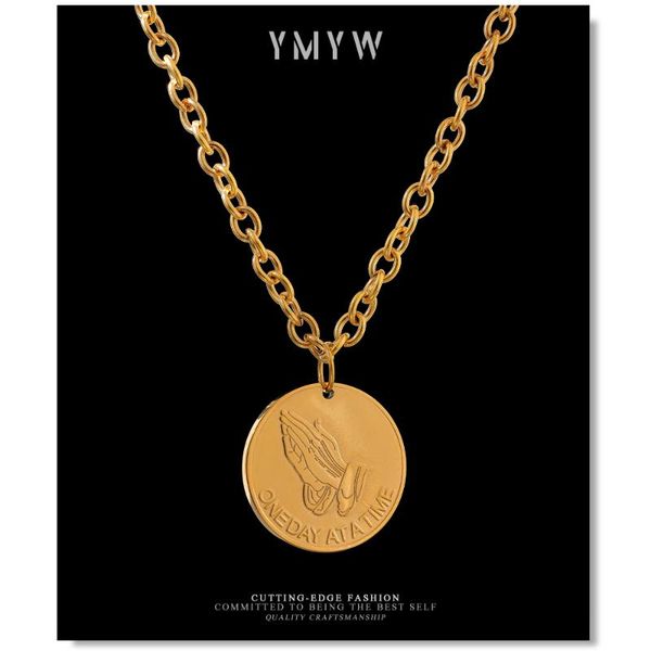 pendant necklaces ymyw long hip hop gold palm chain necklace stainless steel for men women jewelry bircos bijoux 2021, Silver
pendant necklaces ymyw long hip hop gold palm chain necklace stainless steel for men women jewelry bircos bijoux 2021, Silver