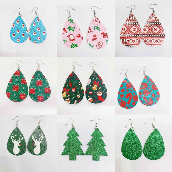 christmas snow elk print double side dangle earrings water drop shape pu leather party jewelry, Silver
christmas snow elk print double side dangle earrings water drop shape pu leather party jewelry, Silver