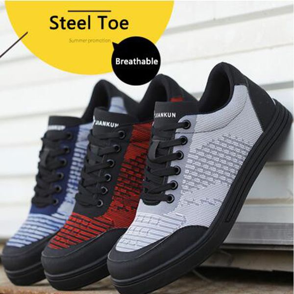 2021 special men safety steel toe work sports shoes side of sliding plane red gray black training boots
2021 special men safety steel toe work sports shoes side of sliding plane red gray black training boots