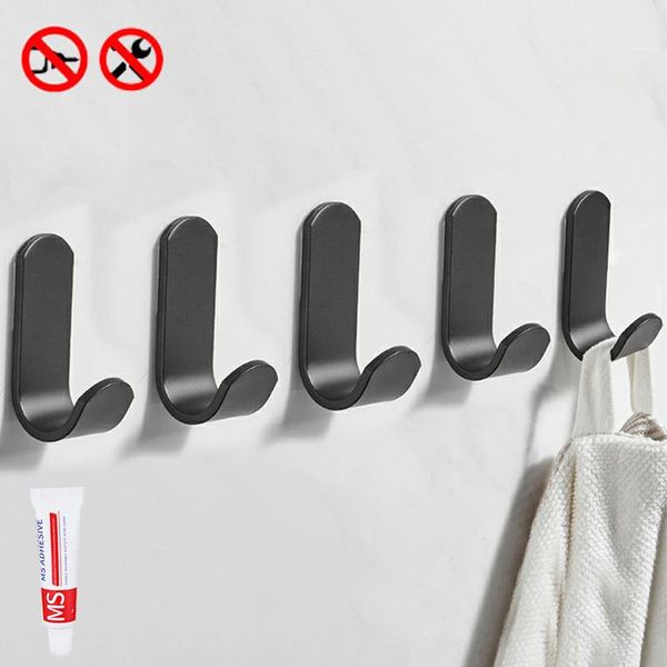hooks & rails 5pcs punch-wall mounted towel hook for bathroom coat rustproof hanger hardware 
hooks & rails 5pcs punch-wall mounted towel hook for bathroom coat rustproof hanger hardware