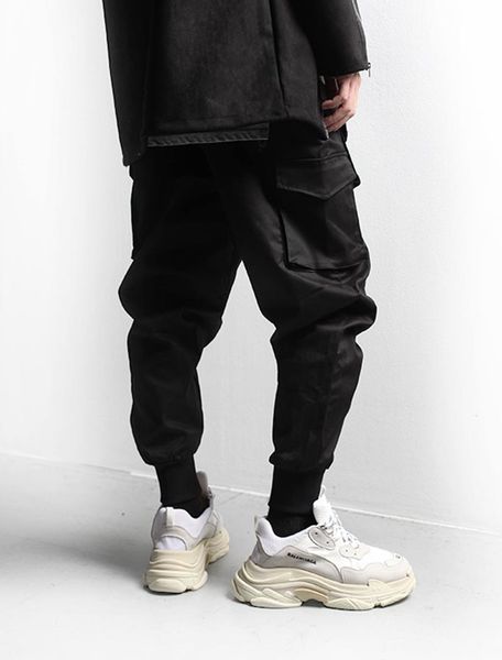 men's pants spring and autumn trousers trend hip hop casual slacks soft tooling jogging leggings, Black
men's pants spring and autumn trousers trend hip hop casual slacks soft tooling jogging leggings, Black