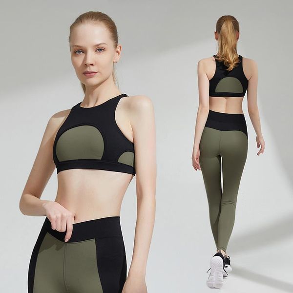 bump color stitching yoga suit spring and summer european american peach hips quick dry fitness sports running two-piece set outfit
bump color stitching yoga suit spring and summer european american peach hips quick dry fitness sports running two-piece set outfit