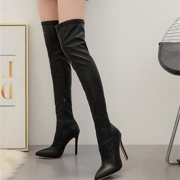dress shoes 2021 slim high heel pointed long tube over the knee boots leather women's autumn winter 42 large, Black
dress shoes 2021 slim high heel pointed long tube over the knee boots leather women's autumn winter 42 large, Black