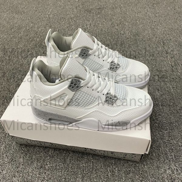 4s white oreo men shoes tech grey black fire red athletic sports sneaker jumpman mens lace-up trainers, White;red
4s white oreo men shoes tech grey black fire red athletic sports sneaker jumpman mens lace-up trainers, White;red