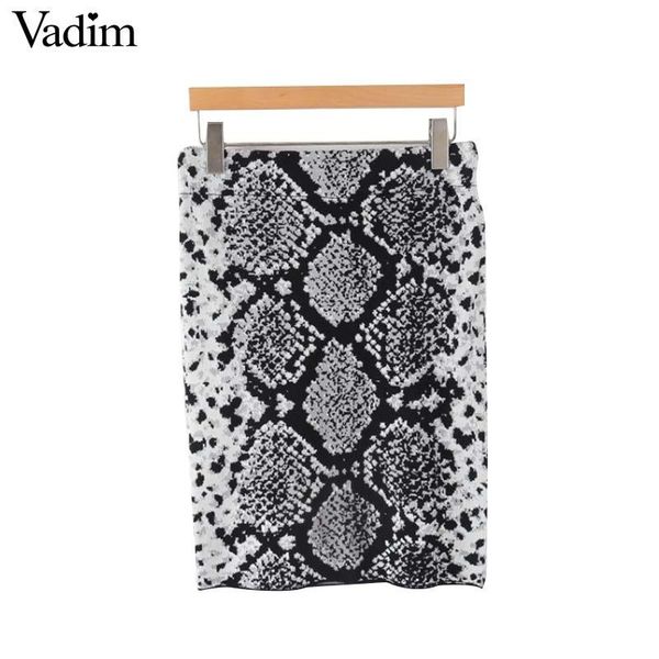skirts vadim women snake print knitted mini skirt elastic waist slim fit stretchy faldas mujer animal pattern retro casual ba309, Black
skirts vadim women snake print knitted mini skirt elastic waist slim fit stretchy faldas mujer animal pattern retro casual ba309, Black
