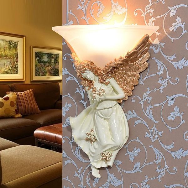 wall lamp european style creative angel living room background bedroom retro carved resin romantic
wall lamp european style creative angel living room background bedroom retro carved resin romantic