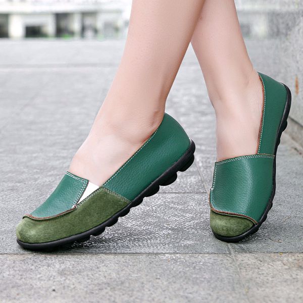 dress shoes split leather women loafers wild soft bottom women's flat casual zapatillas femme z7wo, Black
dress shoes split leather women loafers wild soft bottom women's flat casual zapatillas femme z7wo, Black