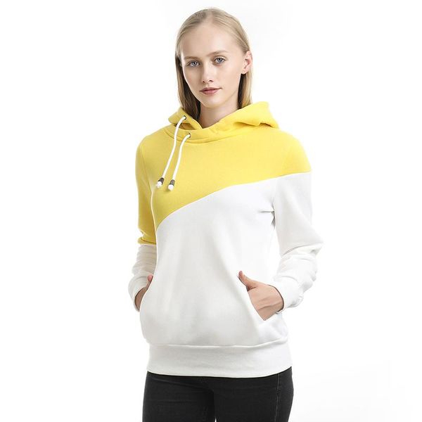 women skateboarding hoody spring and autumn ladies contrast color hooded casual pullovers lady long sleeve robe femme gym clothing, White;black
women skateboarding hoody spring and autumn ladies contrast color hooded casual pullovers lady long sleeve robe femme gym clothing, White;black