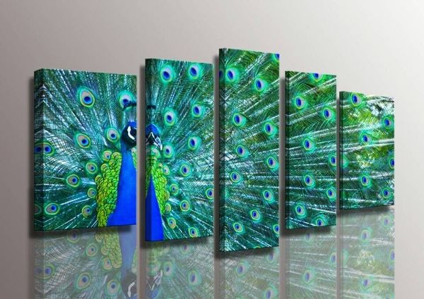 5pcs/set unframed pride peacock green feather blue body oil painting on canvas wall art picture for home decor
5pcs/set unframed pride peacock green feather blue body oil painting on canvas wall art picture for home decor
