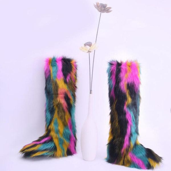 boots women waterproof over knee warm ladies plush fluffy faux fur girl's plus size cold-resistant high shoes, Black
boots women waterproof over knee warm ladies plush fluffy faux fur girl's plus size cold-resistant high shoes, Black