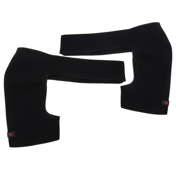 adjustable breathable gym sports care right left shoulder support back brace guard strap wrap band pads black bandage unisex, Black;blue
adjustable breathable gym sports care right left shoulder support back brace guard strap wrap band pads black bandage unisex, Black;blue