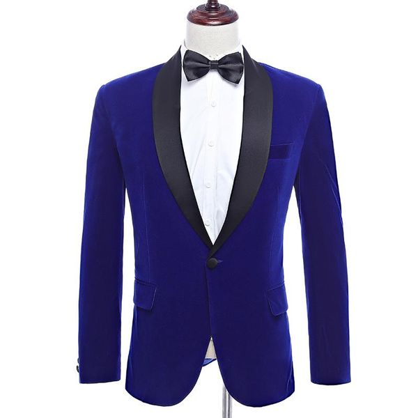 men's suits & blazers 2021 arrival shawl lapel royal blue velvet wedding groom suit jacket leisure blazer slim fit ropa de hombre men, White;black
men's suits & blazers 2021 arrival shawl lapel royal blue velvet wedding groom suit jacket leisure blazer slim fit ropa de hombre men, White;black