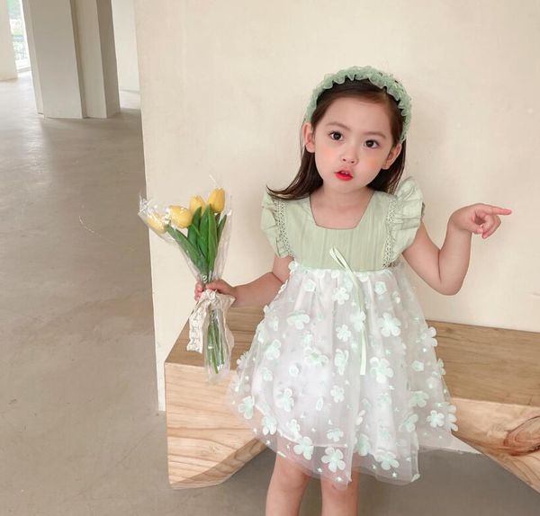 retail 2021 summer baby girls floral dress, princess kids sweet clothing 2-6t girl's dresses, Red;yellow 
retail 2021 summer baby girls floral dress, princess kids sweet clothing 2-6t girl's dresses, Red;yellow