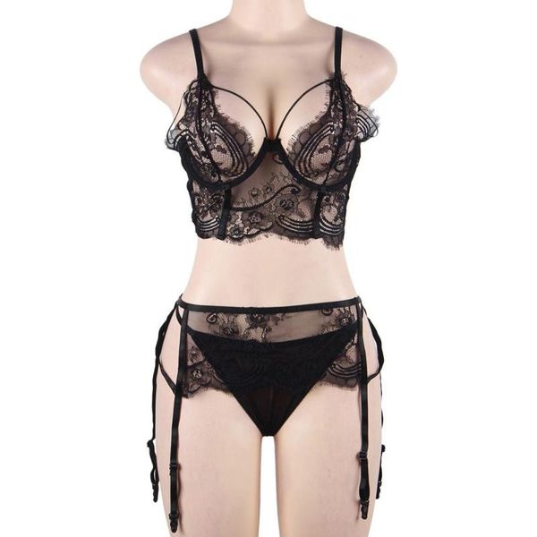bras sets women lace plus size underwear set black underwire bra garter lingerie lenceria mujer ropa interior 2021 y, Red;black
bras sets women lace plus size underwear set black underwire bra garter lingerie lenceria mujer ropa interior 2021 y, Red;black