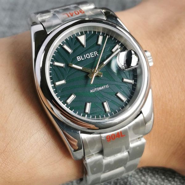wristwatches arrival sapphire men's automatic watch nh35/nh35a green/yellow/white palm dial polished bezel jubilee 39mm/36mm, Slivery;brown
wristwatches arrival sapphire men's automatic watch nh35/nh35a green/yellow/white palm dial polished bezel jubilee 39mm/36mm, Slivery;brown