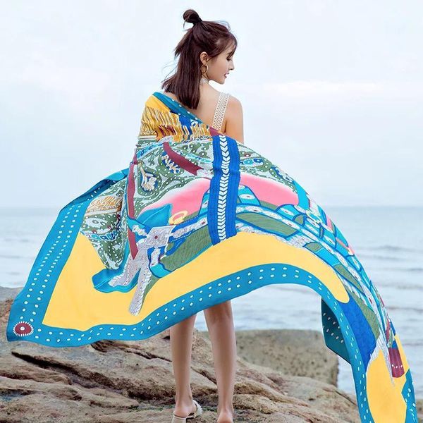 scarves yulaili fashion multicolor 2021 women scarf summer long lady shawls silk pashmina hijabs wraps wholesale, Blue;gray
scarves yulaili fashion multicolor 2021 women scarf summer long lady shawls silk pashmina hijabs wraps wholesale, Blue;gray