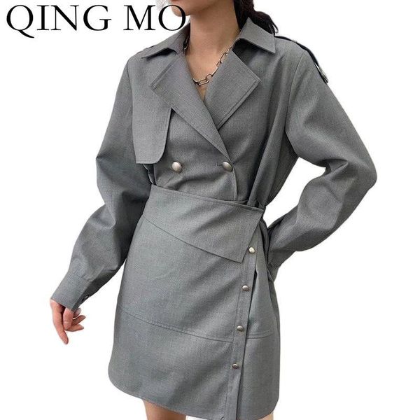 women's jackets qing mo autumn fashion women suit jacket waist was thinner solid color 2021 temperament gray zwl262, Black;brown
women's jackets qing mo autumn fashion women suit jacket waist was thinner solid color 2021 temperament gray zwl262, Black;brown