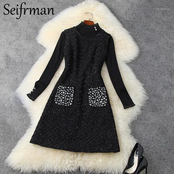 seifrmann spring women fashion designer 2 pieces set long sleeve knitting + sleeveless a-line dresses two pieces suits 2021 women's tr, Gray
seifrmann spring women fashion designer 2 pieces set long sleeve knitting + sleeveless a-line dresses two pieces suits 2021 women's tr, Gray