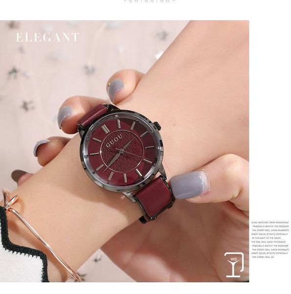 wristwatches fashion guou brand female genuine leather gift clocks quaity woman waterproof luxury student damen dress simple, Slivery;brown
wristwatches fashion guou brand female genuine leather gift clocks quaity woman waterproof luxury student damen dress simple, Slivery;brown