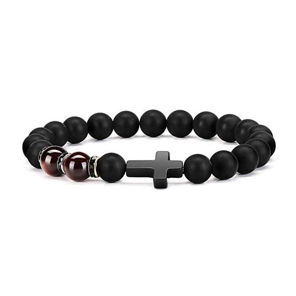 beaded, strands cross natural energy volcanic stone amber black matte agate bead elastic bracelet
beaded, strands cross natural energy volcanic stone amber black matte agate bead elastic bracelet