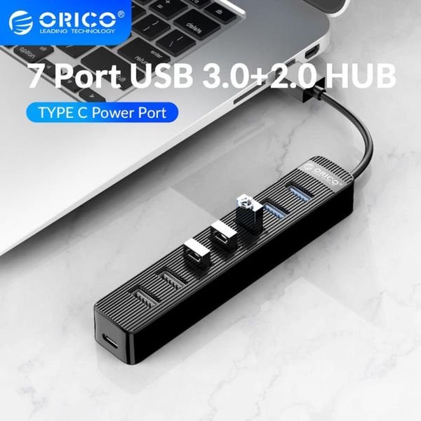hubs orico usb 3 0 + 2.0 hub with type c power port high speed 7 ports usb3.0 sd tf splitter adapter for pc computer accessories
hubs orico usb 3 0 + 2.0 hub with type c power port high speed 7 ports usb3.0 sd tf splitter adapter for pc computer accessories