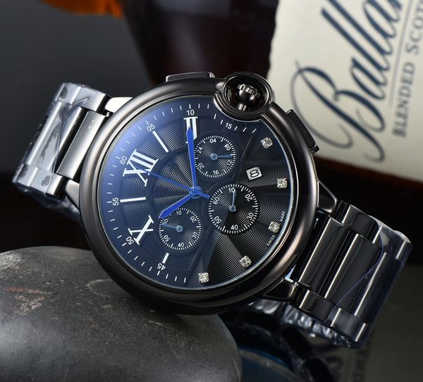 2021 new six stitches luxury mens watches all dial work quartz watch brand calendar chronograph clock steel belt men fashion accessories, Slivery;brown
2021 new six stitches luxury mens watches all dial work quartz watch brand calendar chronograph clock steel belt men fashion accessories, Slivery;brown