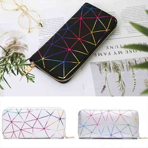 fashion women wallet soft pu leather zipper long womens clutch female designer coin card purse, Red;black 
fashion women wallet soft pu leather zipper long womens clutch female designer coin card purse, Red;black