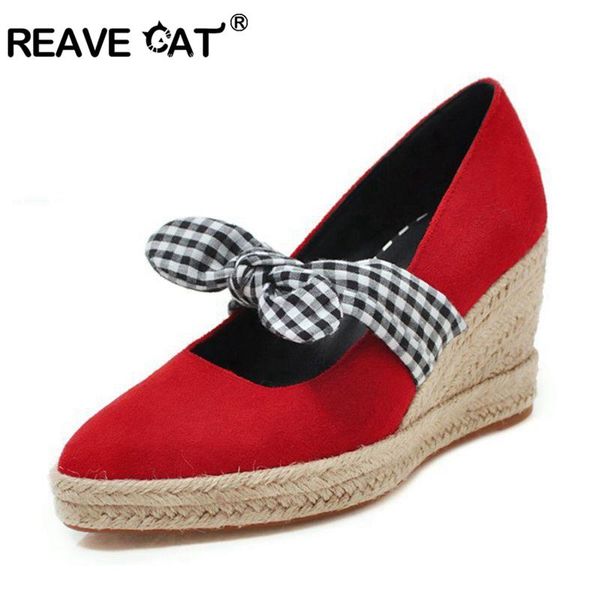 dress shoes reave cat 2021 kid suede pumps women wedges high heel pointed toe slip on platform bowknot summer casual sandals red, Black
dress shoes reave cat 2021 kid suede pumps women wedges high heel pointed toe slip on platform bowknot summer casual sandals red, Black