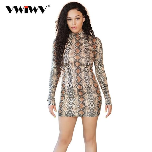casual dresses vwiwv fashion 2021 autumn women snakeskin print long sleeves dress & club bodycon mini vestidos party, Black;gray
casual dresses vwiwv fashion 2021 autumn women snakeskin print long sleeves dress & club bodycon mini vestidos party, Black;gray