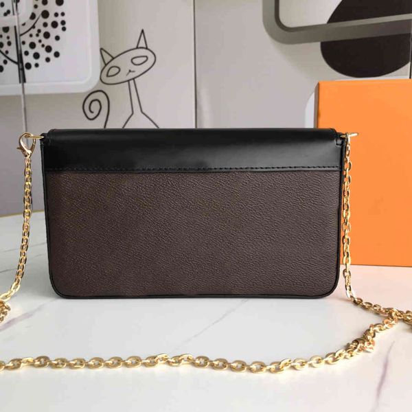 luxurys designers wallet woman fashion clutch purses monogrames felicie chain card holder purse with box dust bag
luxurys designers wallet woman fashion clutch purses monogrames felicie chain card holder purse with box dust bag