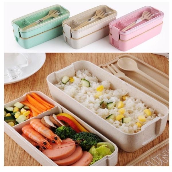 dinnerware sets friendly lunch box 3 layer wheat straw bento microwave storage container 900ml meal prep
dinnerware sets friendly lunch box 3 layer wheat straw bento microwave storage container 900ml meal prep