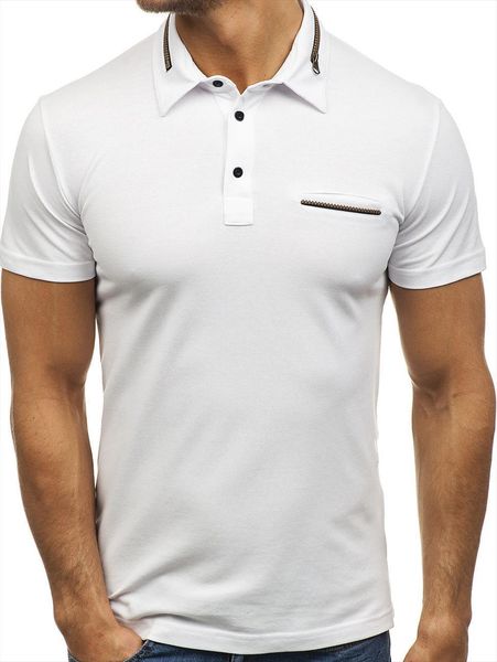shirts with lapels matching mens polos color pockets casual short sleeves shirt, White;black
shirts with lapels matching mens polos color pockets casual short sleeves shirt, White;black