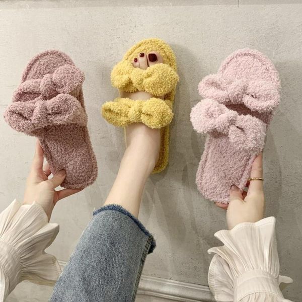 cute women bowknot slippers fashion casual slip on bow flat sandals house fur slides female indoor home slipper comfort shoes, Black
cute women bowknot slippers fashion casual slip on bow flat sandals house fur slides female indoor home slipper comfort shoes, Black