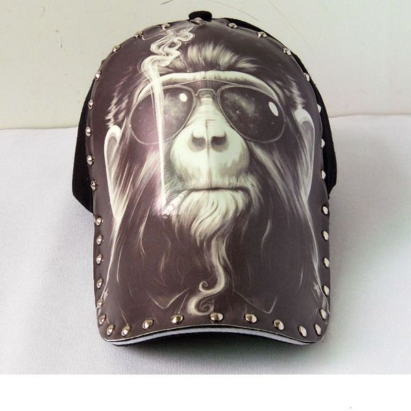 hat man fashion baseball personality illustration cool monkey king cap black rivet street youth, Blue;gray
hat man fashion baseball personality illustration cool monkey king cap black rivet street youth, Blue;gray