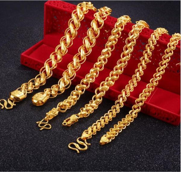 chains hi weight heavy 60cm thicken 24k real yellow solid gold plated men's necklace chain fu birthday jewelry male 8 10 12mm, Silver
chains hi weight heavy 60cm thicken 24k real yellow solid gold plated men's necklace chain fu birthday jewelry male 8 10 12mm, Silver