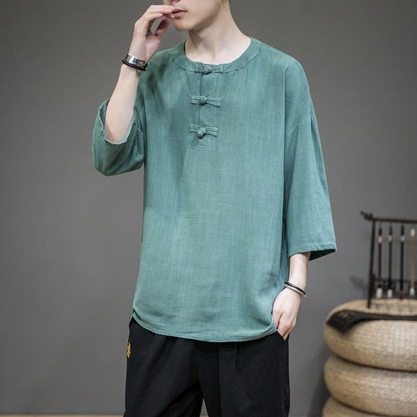 ethnic clothing men oriental t-shirt chinese style zen tea tee tang suit linen blouse kimono haori asian clothes 31119, Red
ethnic clothing men oriental t-shirt chinese style zen tea tee tang suit linen blouse kimono haori asian clothes 31119, Red