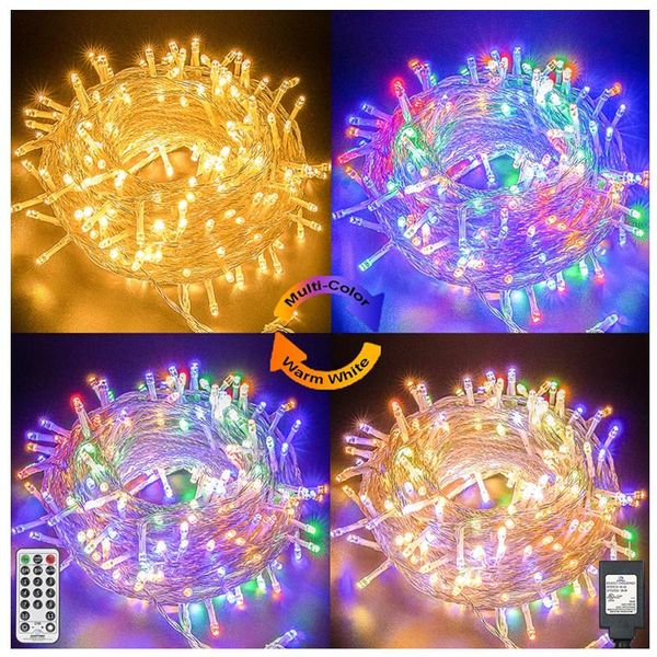 strings color changing string lights 300 led 99ft christmas outdoor warm white to multicolor, 11 modes fairy light with remote, w
strings color changing string lights 300 led 99ft christmas outdoor warm white to multicolor, 11 modes fairy light with remote, w