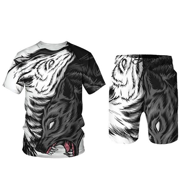 men's tracksuits gray camouflage animal wolf summer sports t-shirt shorts 2-piece set 3d printing anime fashion casual loose
men's tracksuits gray camouflage animal wolf summer sports t-shirt shorts 2-piece set 3d printing anime fashion casual loose