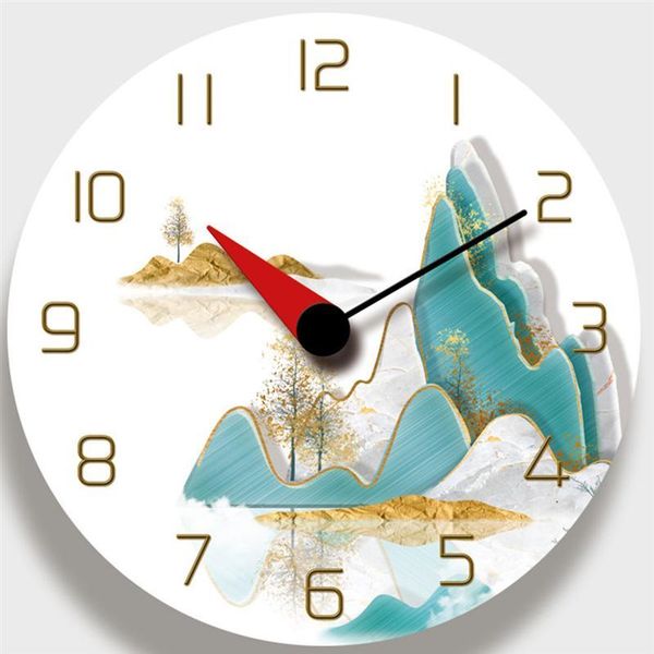 wall clocks 1pc chinese style landscape painting clock painted classical silent ultra-thin art home decor
wall clocks 1pc chinese style landscape painting clock painted classical silent ultra-thin art home decor