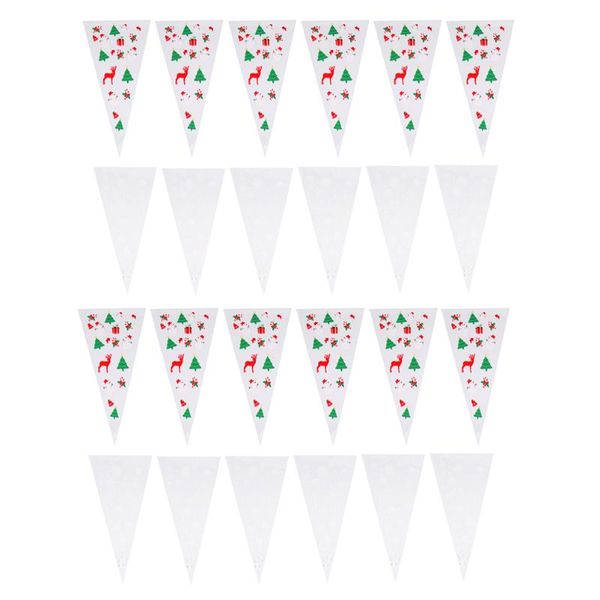 gift wrap 200pcs christmas cone candy bag cookies bags holiday container for party