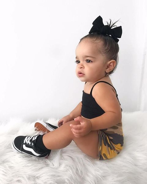 2pcs summer outfit solid color spaghetti straps crop t-shirt camouflage shorts suit for toddler baby girls 0-3 years clothing sets, White
2pcs summer outfit solid color spaghetti straps crop t-shirt camouflage shorts suit for toddler baby girls 0-3 years clothing sets, White