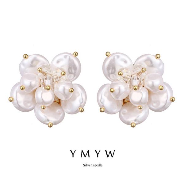 stud ymyw sweet fashion trendy baroque imitation pearls flower plant earrings 2021 boho charm women wedding party gift, Golden;silver
stud ymyw sweet fashion trendy baroque imitation pearls flower plant earrings 2021 boho charm women wedding party gift, Golden;silver