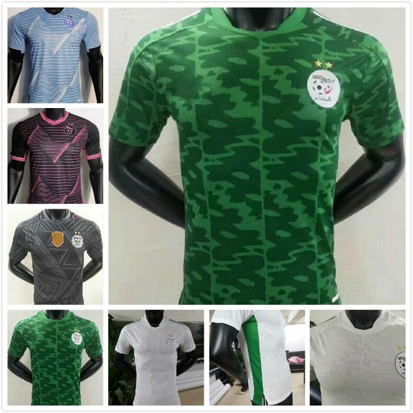 2021 2022 player version algeria 2 satrs soccer jersey 21 22 mahrez slimani home white away green nation football team in stock, Black;yellow
2021 2022 player version algeria 2 satrs soccer jersey 21 22 mahrez slimani home white away green nation football team in stock, Black;yellow