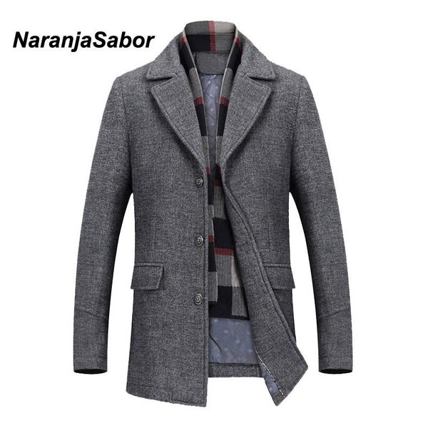 men's jackets naranjasabor winter coats thick cotton wool male casual fashion slim fit long jacket scarf men outwear nzxx481, Black;brown
men's jackets naranjasabor winter coats thick cotton wool male casual fashion slim fit long jacket scarf men outwear nzxx481, Black;brown