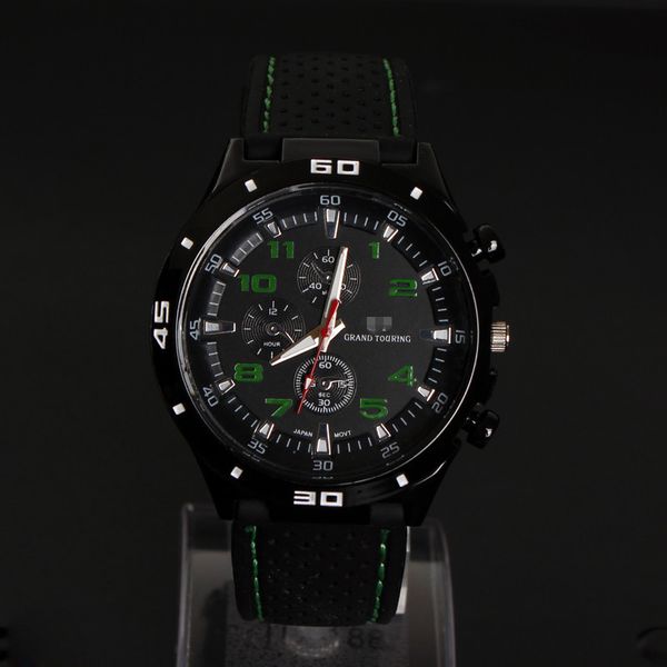 fashion trend male personality creative racing quartz watch silicone strap, Slivery;brown
fashion trend male personality creative racing quartz watch silicone strap, Slivery;brown
