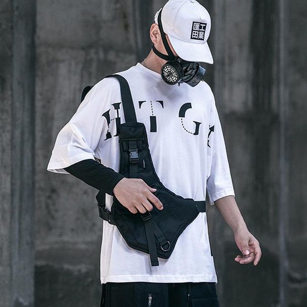 tactical chest bags hip hop streetwear men functional waist adjustable shoulder ribbons casual techwear canvas package
tactical chest bags hip hop streetwear men functional waist adjustable shoulder ribbons casual techwear canvas package