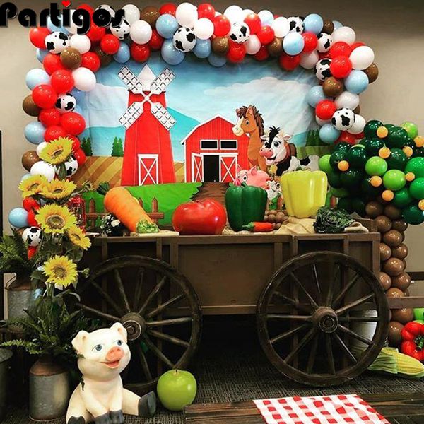 farm party decoration balloon garland arch kit for kid 1st birthday backdrop red macaron blue latex globos baby shower decor
farm party decoration balloon garland arch kit for kid 1st birthday backdrop red macaron blue latex globos baby shower decor