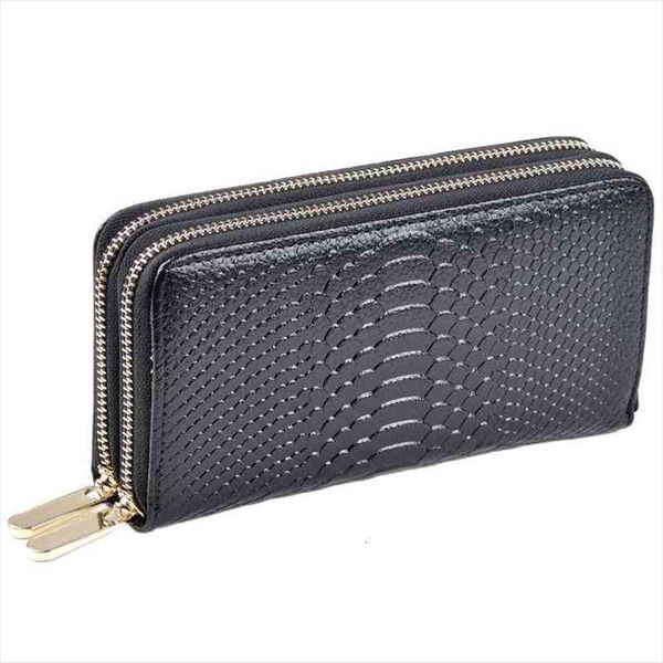 womens long wallet genuine leather double zipper serpentine embossing female clutch bag coin purse card holder wristlet strap, Red;black
womens long wallet genuine leather double zipper serpentine embossing female clutch bag coin purse card holder wristlet strap, Red;black