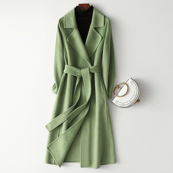 women's wool & blends 2021 autumn 100% coat women coats female slim long woman double-sided woolen jacket korean ladies clothes casaco, Black
women's wool & blends 2021 autumn 100% coat women coats female slim long woman double-sided woolen jacket korean ladies clothes casaco, Black